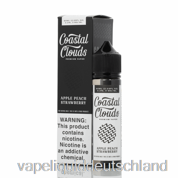 Apfel, Pfirsich, Erdbeere – Coastal Clouds Co. - 60 Ml 3 Mg Vape Deutschland